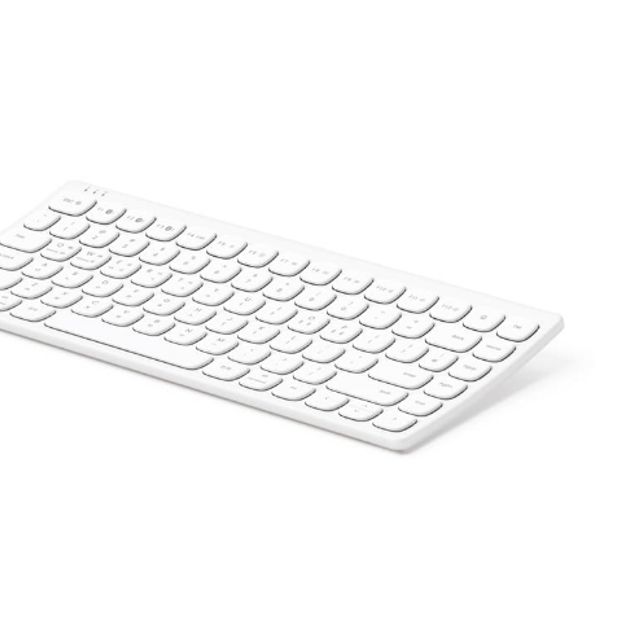 엑토 커브드 미니 블루투스 키보드 B603 크림화이트