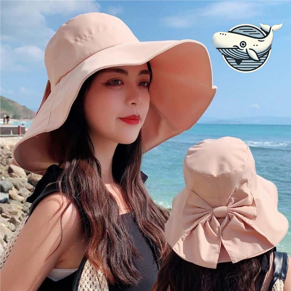 여성 편안한 리본 빅사이즈 벙거지햇 모자 여름