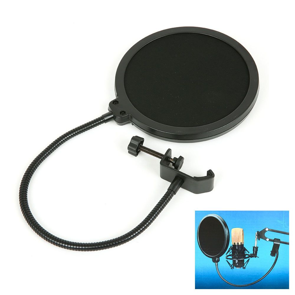 Pop-Filter 팝필터 Microphone 녹음작업 마이크소품