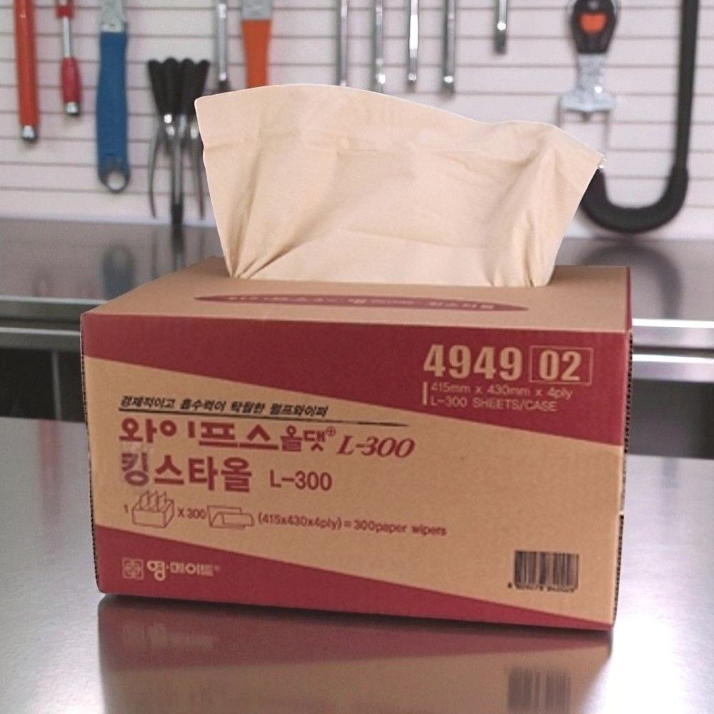 4겹 산업용 와이퍼 494902 킹스타올 기름걸레
