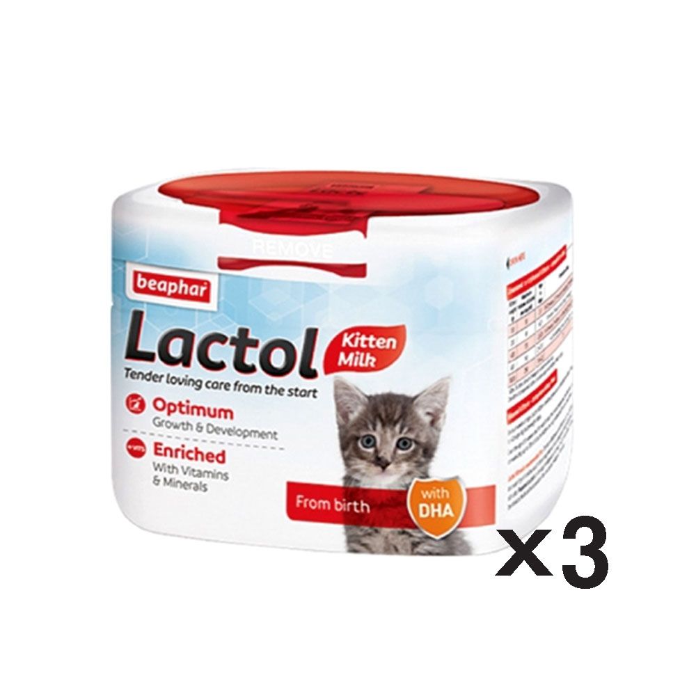 아이티알,NE 비어파 락톨(분유) 키튼 250gX3 어린 고양이사료 영양