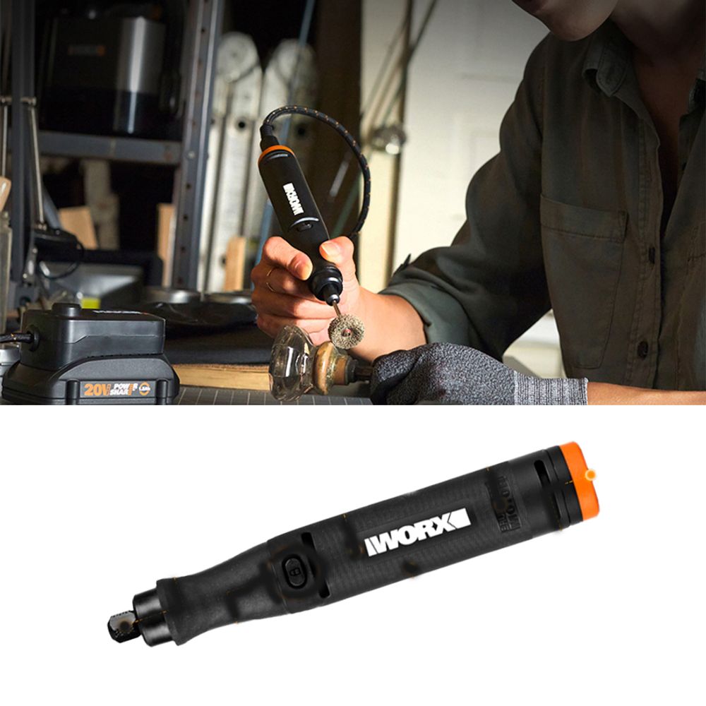드라멜키트 금속 조각기 WORX 20V 로터리툴 WX739.9