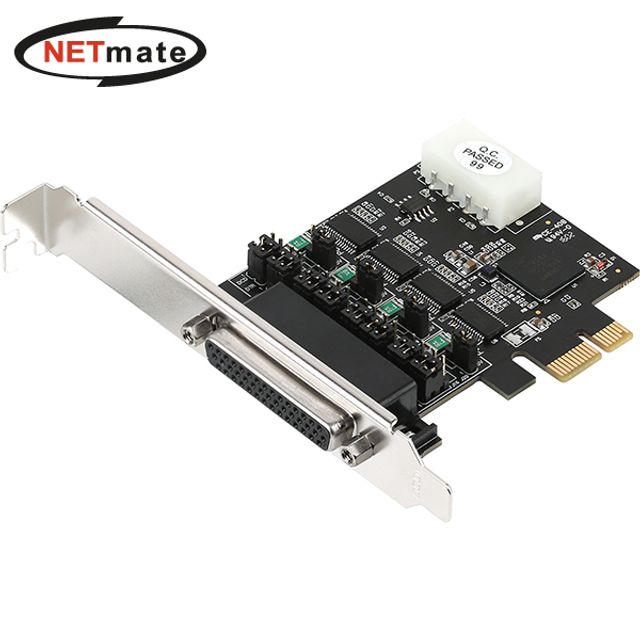 NETmate) 4포트 PCIe RS232 시리얼카드 DB9