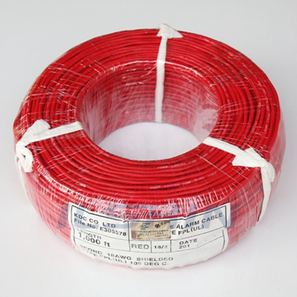 TSP UL1424(소방감지선) AWG16 x 1P 적색(300M)