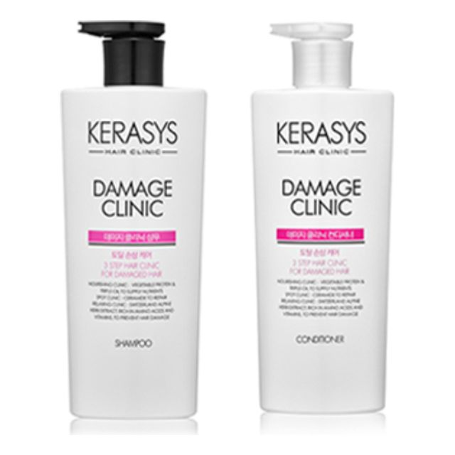 케라시스 데미지 clinic 샴푸 + 컨디셔너 각 600ml