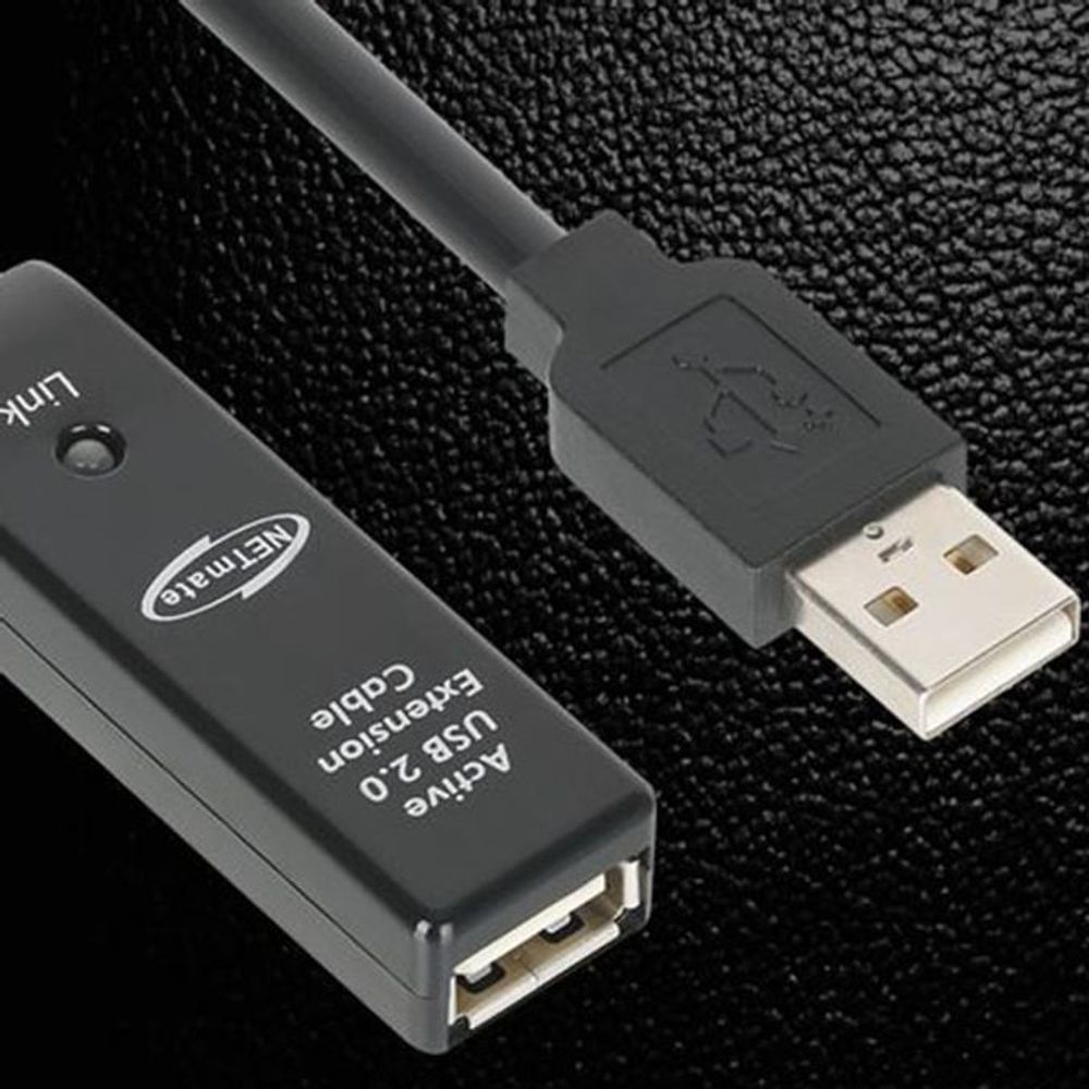 리피터 케이블 데이터 전송 신호 증폭기 USB2.0 15m