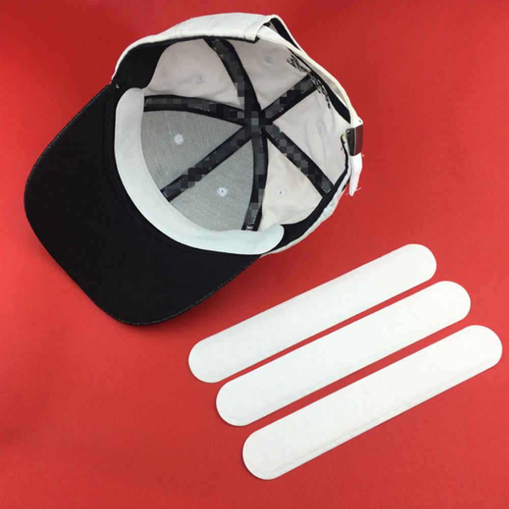 [다모아몰]골프 캡 모자 땀 흡수 패드 변색 땀 오염 방지 10p