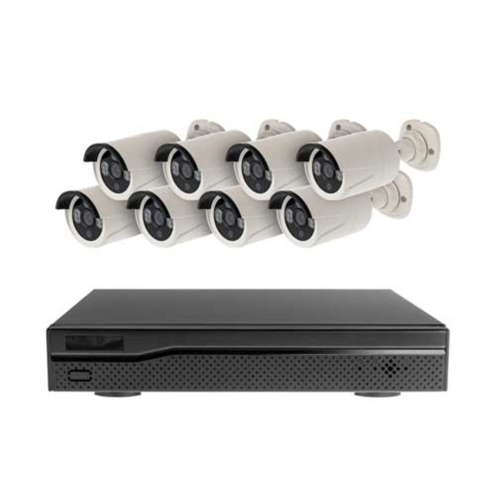 8채널 NVR CCTV IP 카메라 녹화기 500만화소