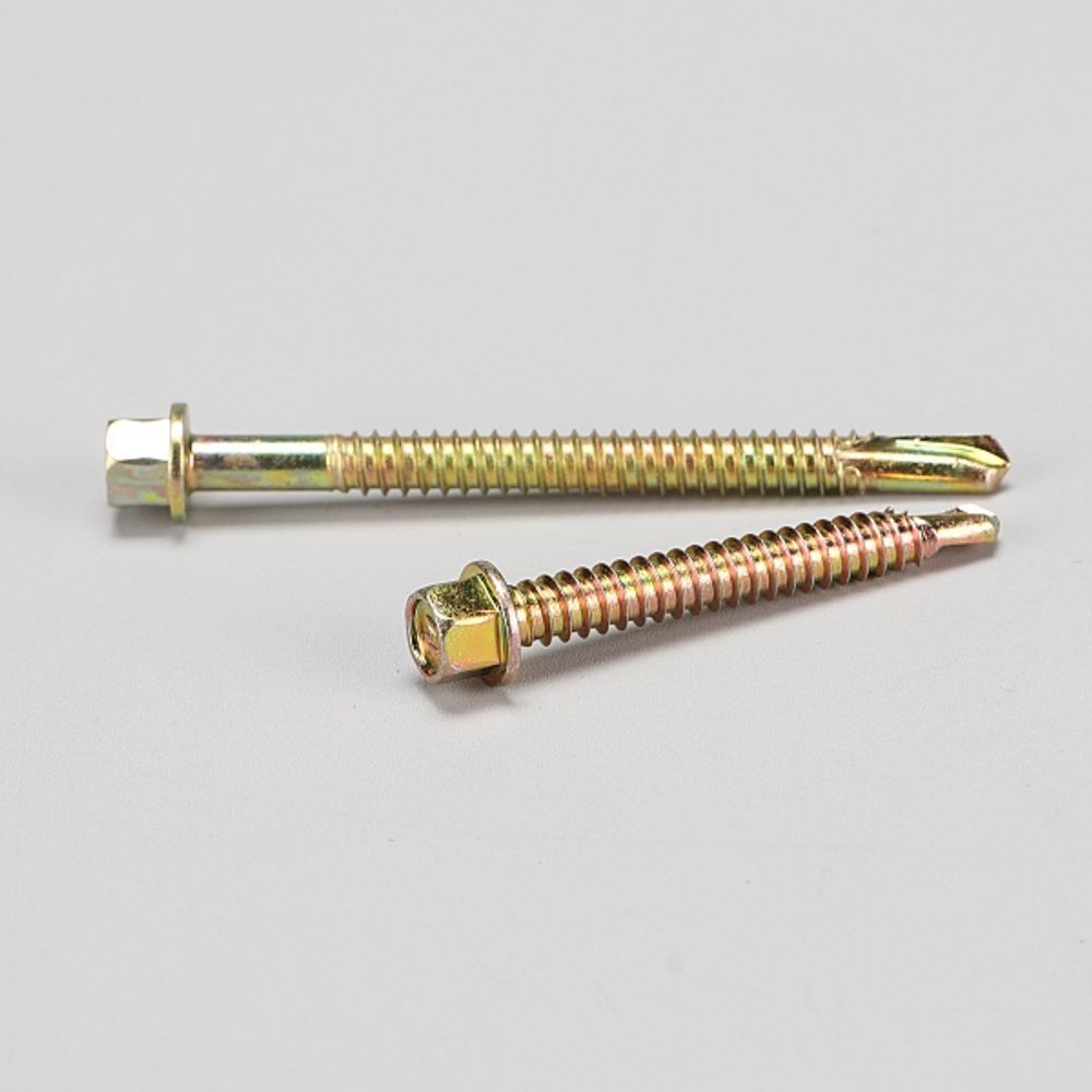 육각와셔붙이 직결피스 6.3mmx300 유색 일반 HW 50EA