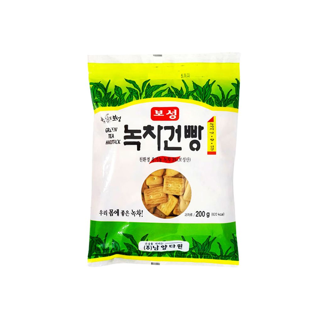 보성 녹차건빵 200g/ 남녀노소 간식/ 주전부리/ 스낵
