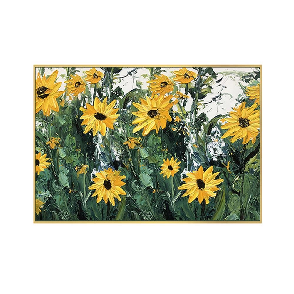 인테리어 3D 해바라기 캔버스 아트액자 120x80cm