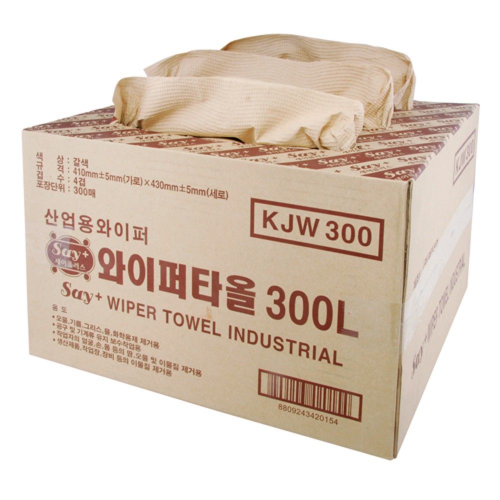 와이퍼 산업용 타올 300매 4겹 대형 KJW300