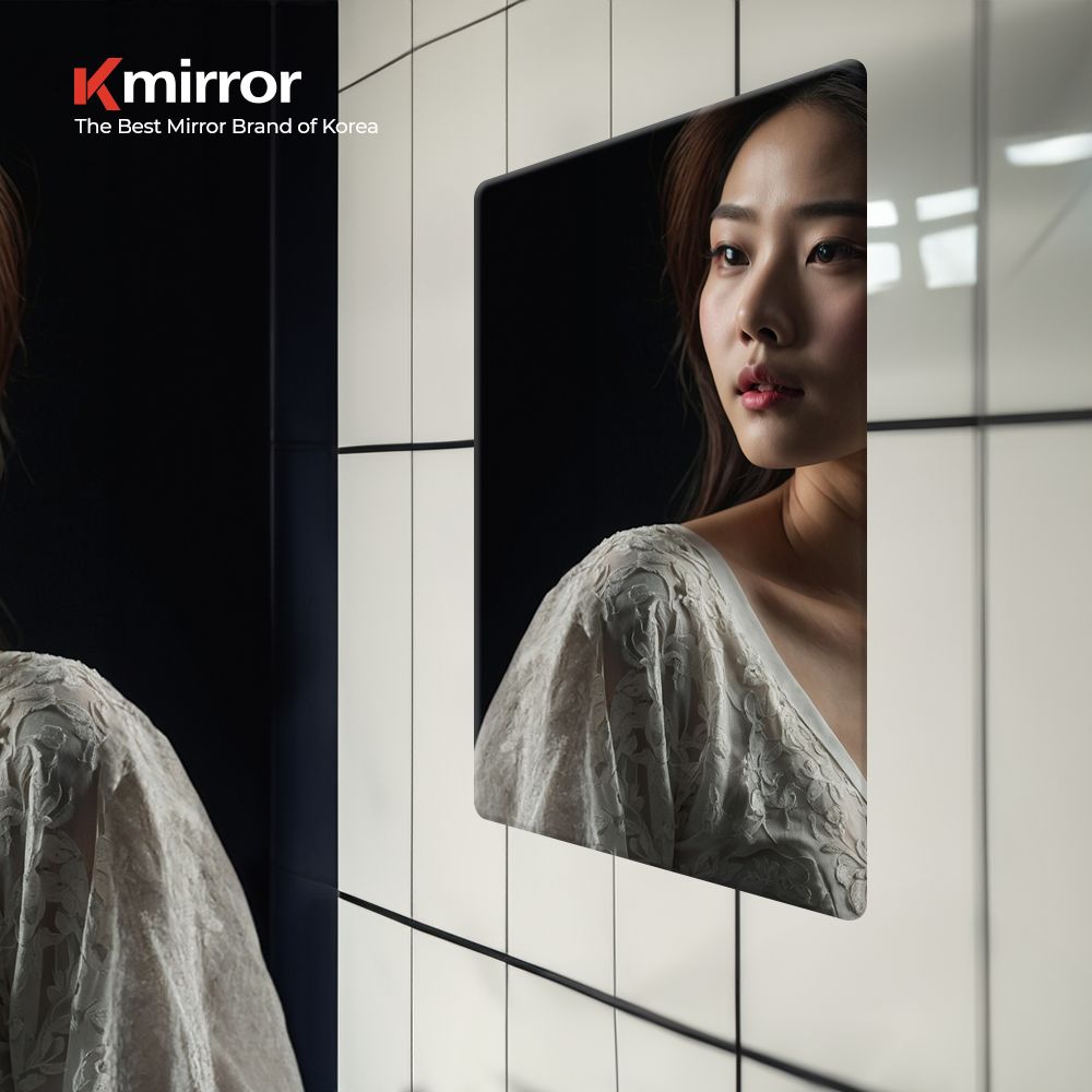 욕실거울 500x800 화장실 사각 민자 거울 kmirror580r