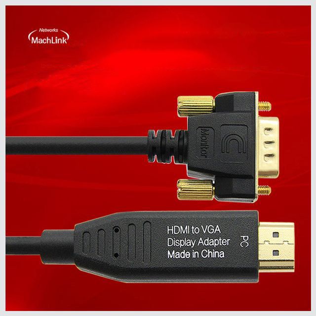 마하링크 HDMI to VGA(RGB) 케이블 1.8M 모니터케이블