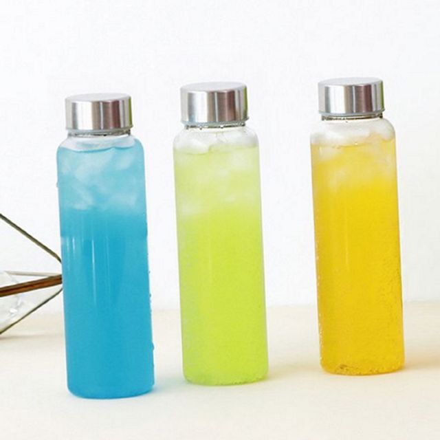 데일리 스테인레스 뚜껑 보틀 슬림 트라이탄 물병 300ml 휴대용 학생