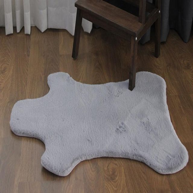 슈마켓 에코퍼 토끼털ST 러그 곰 연그레이120X160