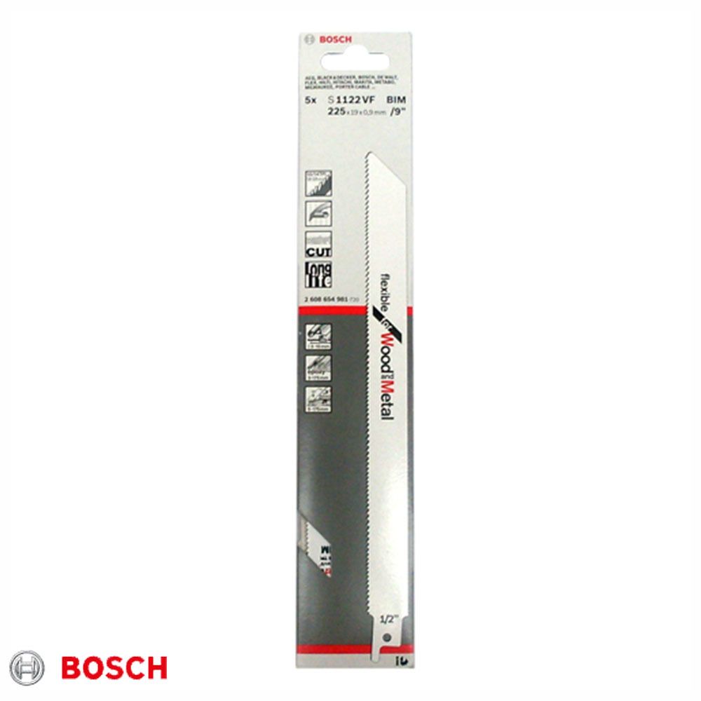 BOSCH 목재철재겸용컷소날 S1122VF 5PCS