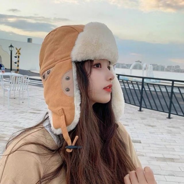 감성 겨울방한모자 NEW 따뜻한 이어플랩 러시안 봄버