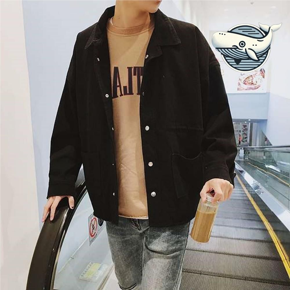 편안한 캐주얼 트러커자켓 남성 빅포켓 숏자켓