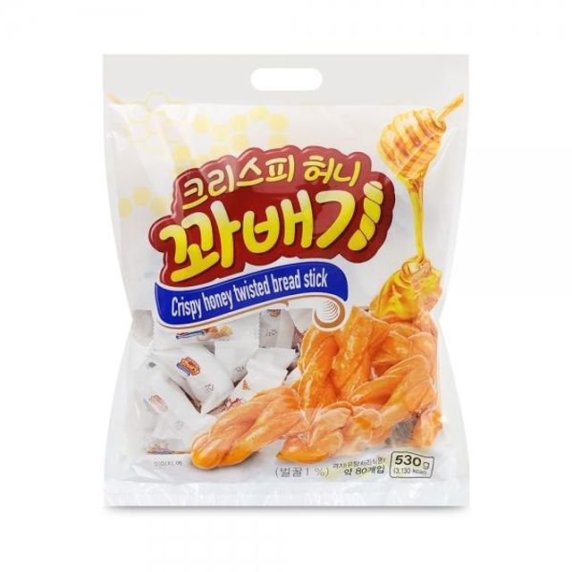 바삭한 벌꿀 꽈배기 1봉 낱개포장 미니꽈배기