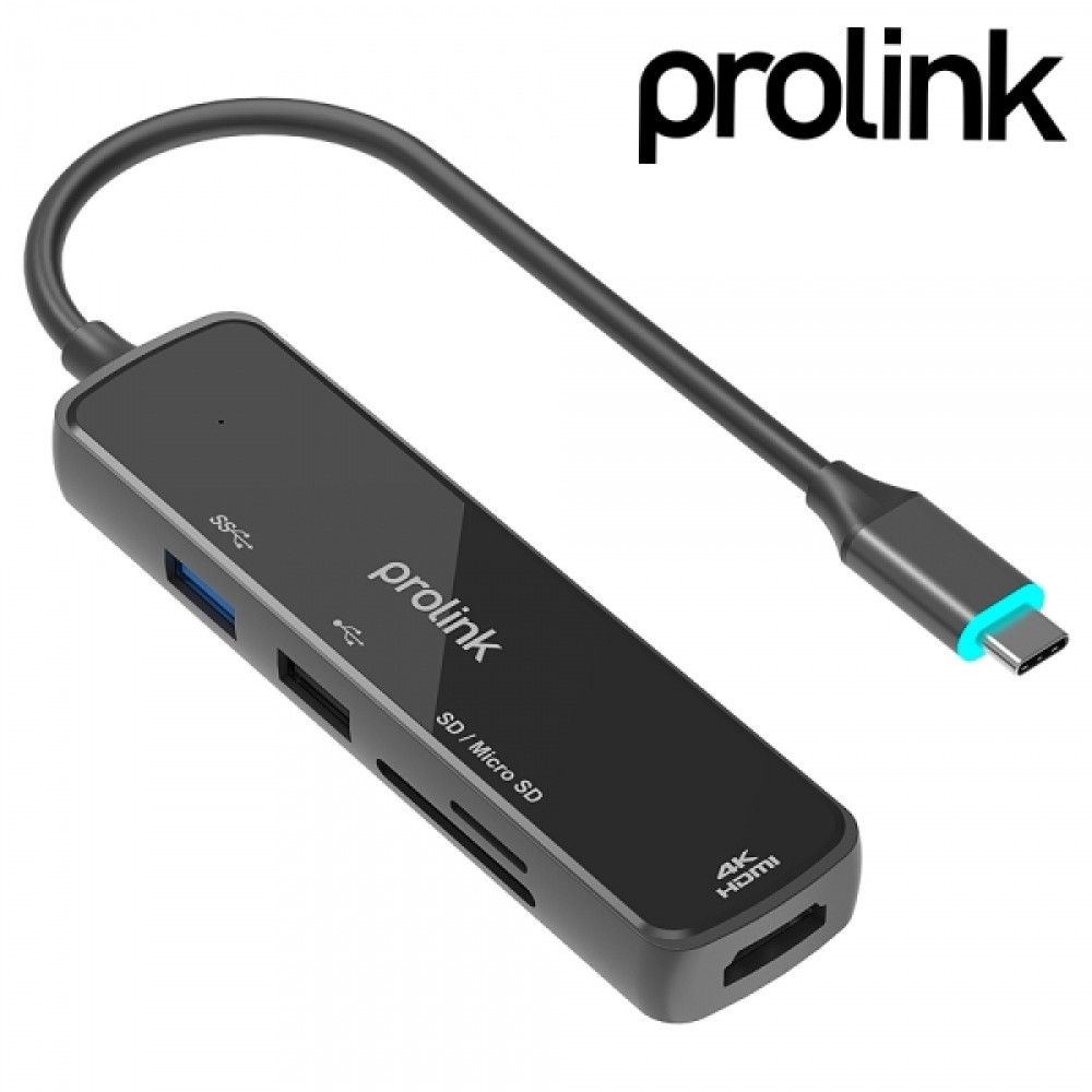 프로링크 USB3.0 Type C 5 in 1 멀티허브