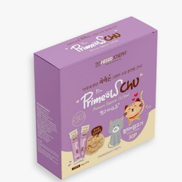 프리미요 츄 10g x 30p 고양이짜먹는간식 참치+닭고기