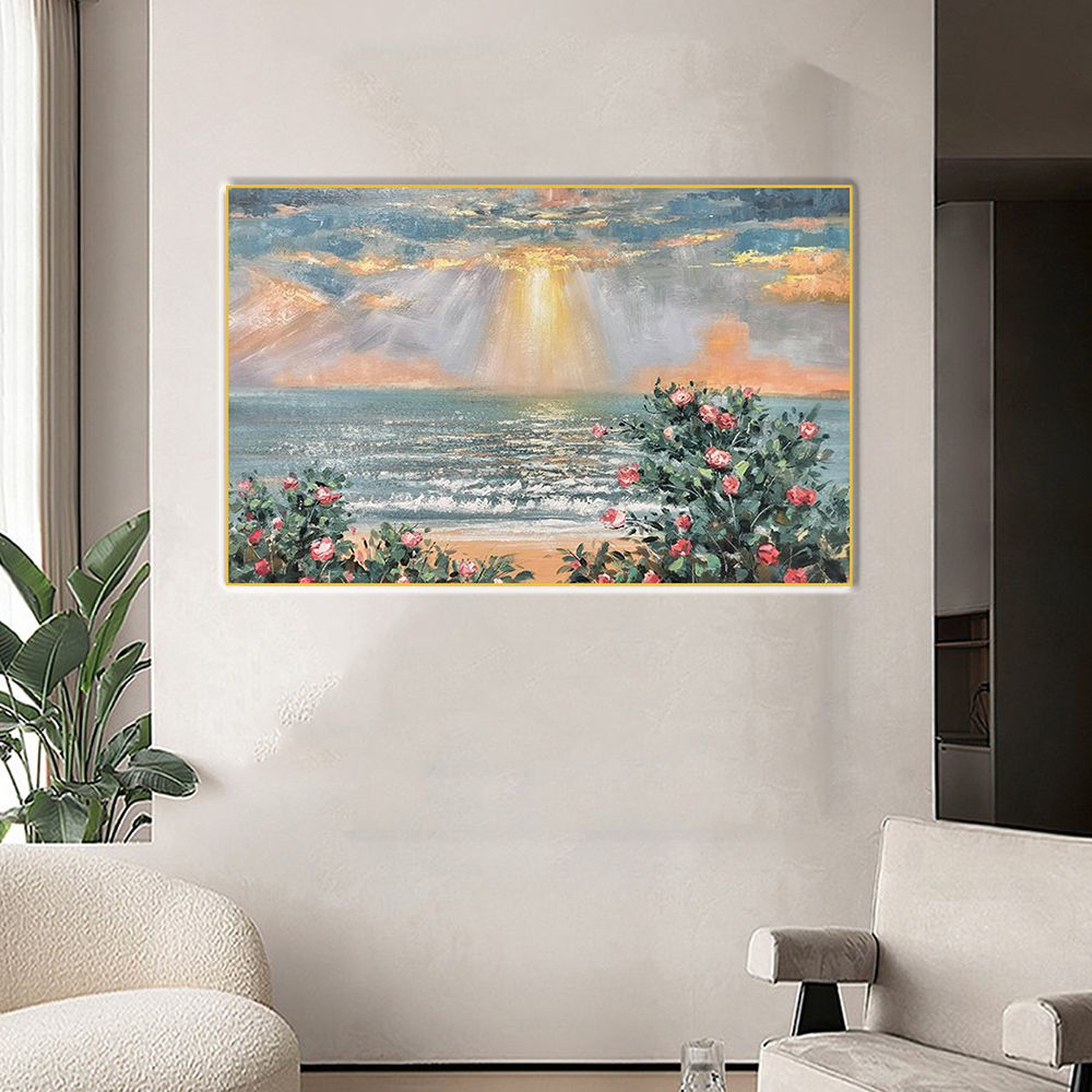 캔버스 입체 장미 80cm 60cm B 그림액자 인테리어