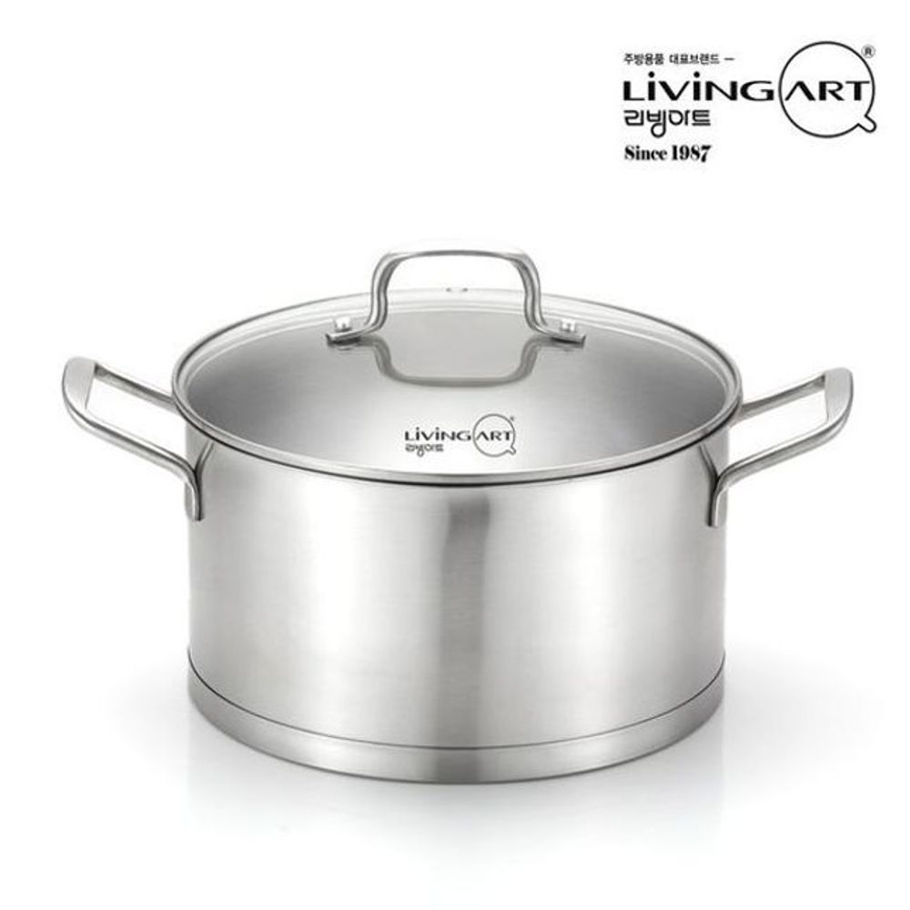 리빙아트 냄비 에센셜 스텐냄비 24곰솥 찌개 인덕션