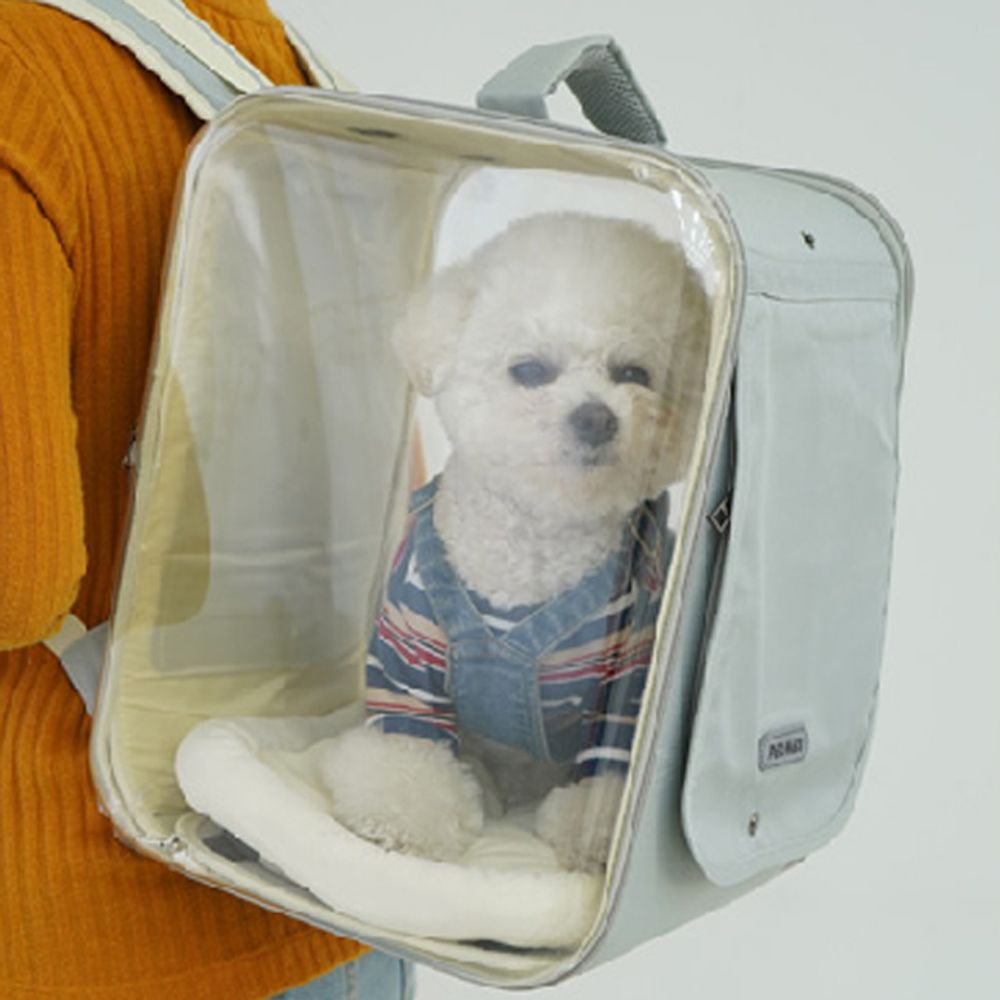강아지 끌레 이동가방 다크그레이 1P 고양이 백팩