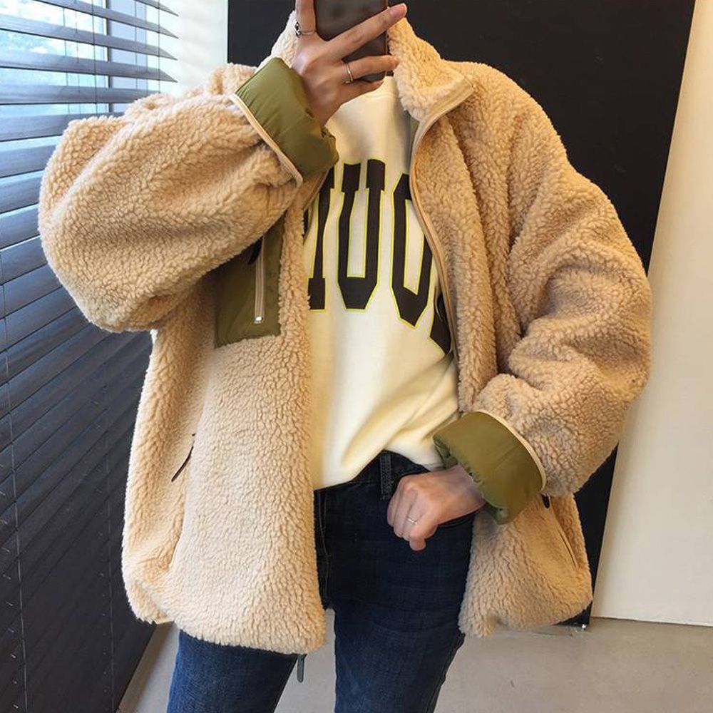 점퍼 뽀글이 후리스자켓 여자 자켓 데일리룩 포