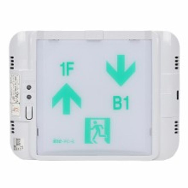 LED 벽부형 계단 통로 유도등 소형 단면 좌상 1F 우