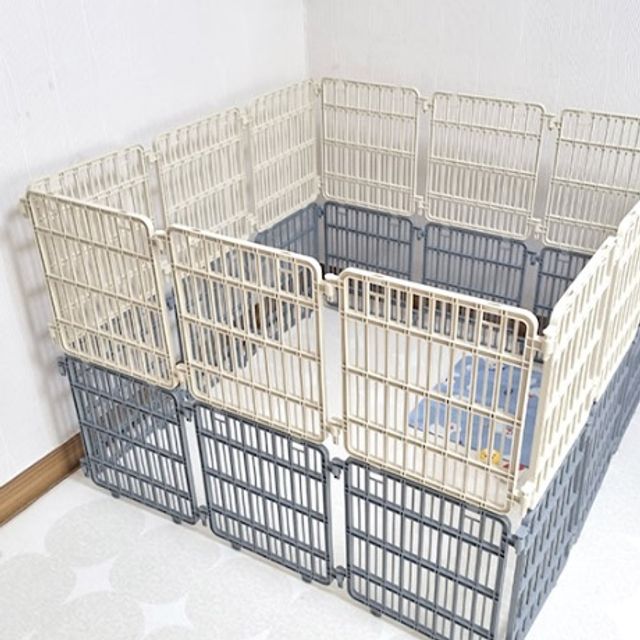 강아지 애견 실내 울타리 조립식 펜스 12P