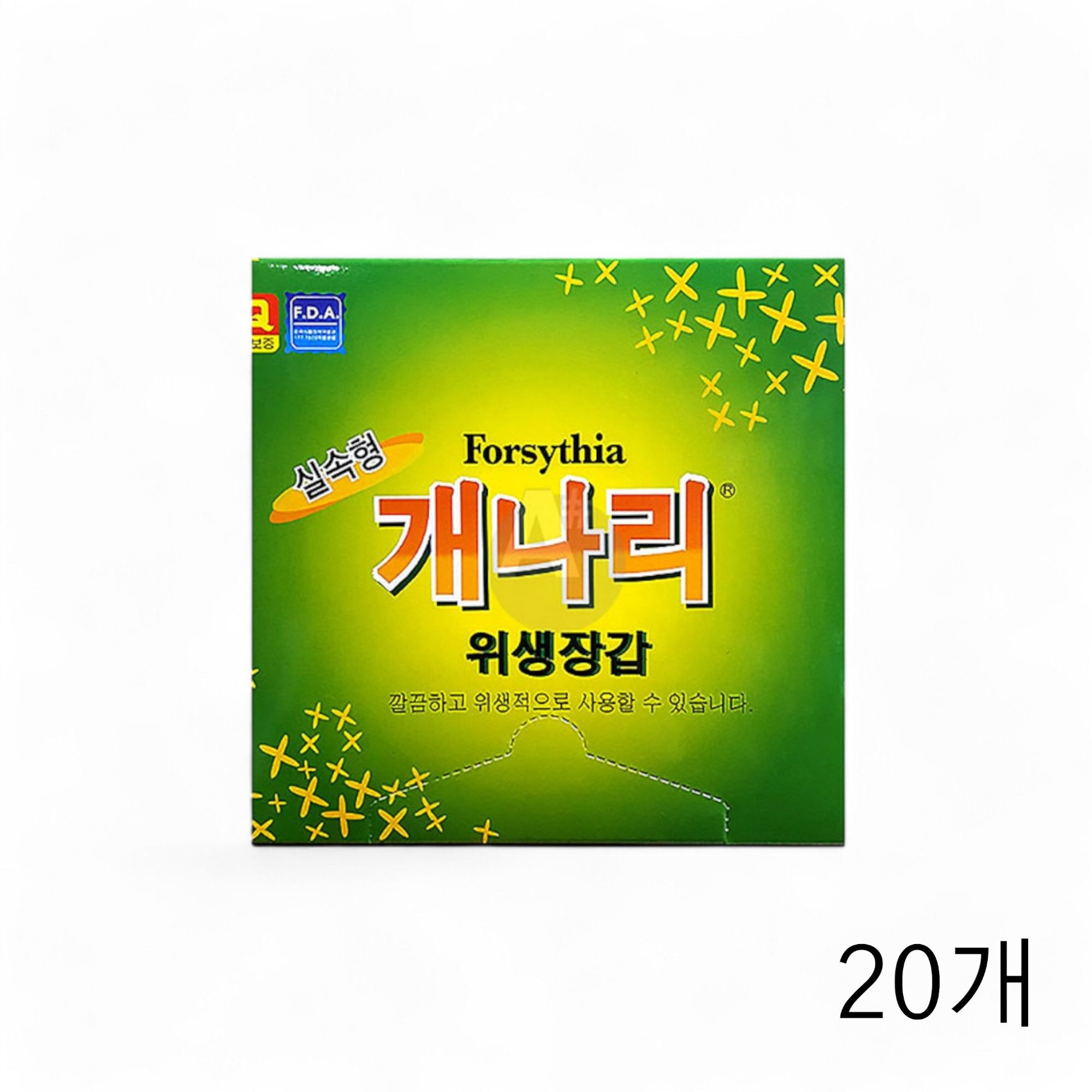 개나리 실속형 일회용 위생장갑 200매X20개 비닐장갑