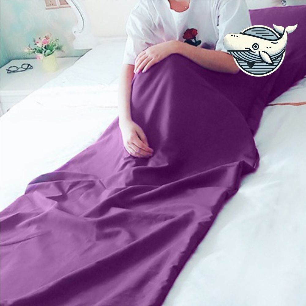 휴대용 경량 침낭 라이너 2색 일인 여행용