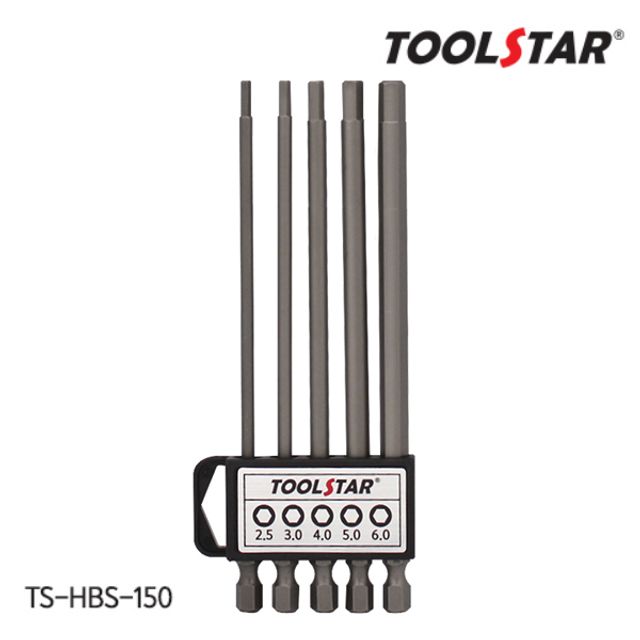툴스타 육각비트세트 150mm 드라이버비트 비트