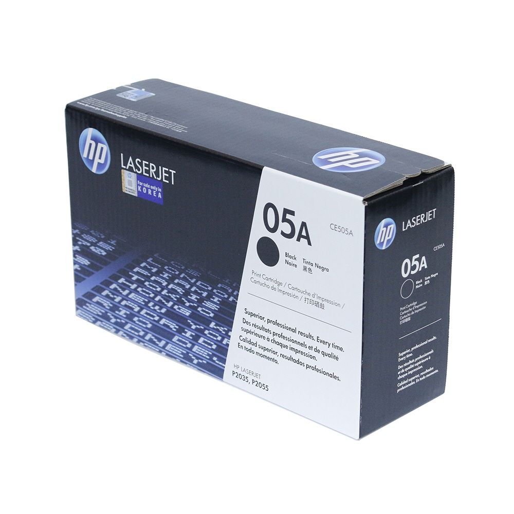 Laserjet P2035 HP 정품토너 CE505A 검정