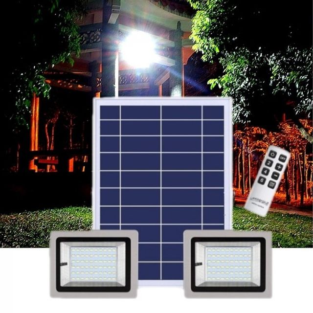 전기가 없는곳 설치 SOLAR+72LED+리모컨 태양광충전
