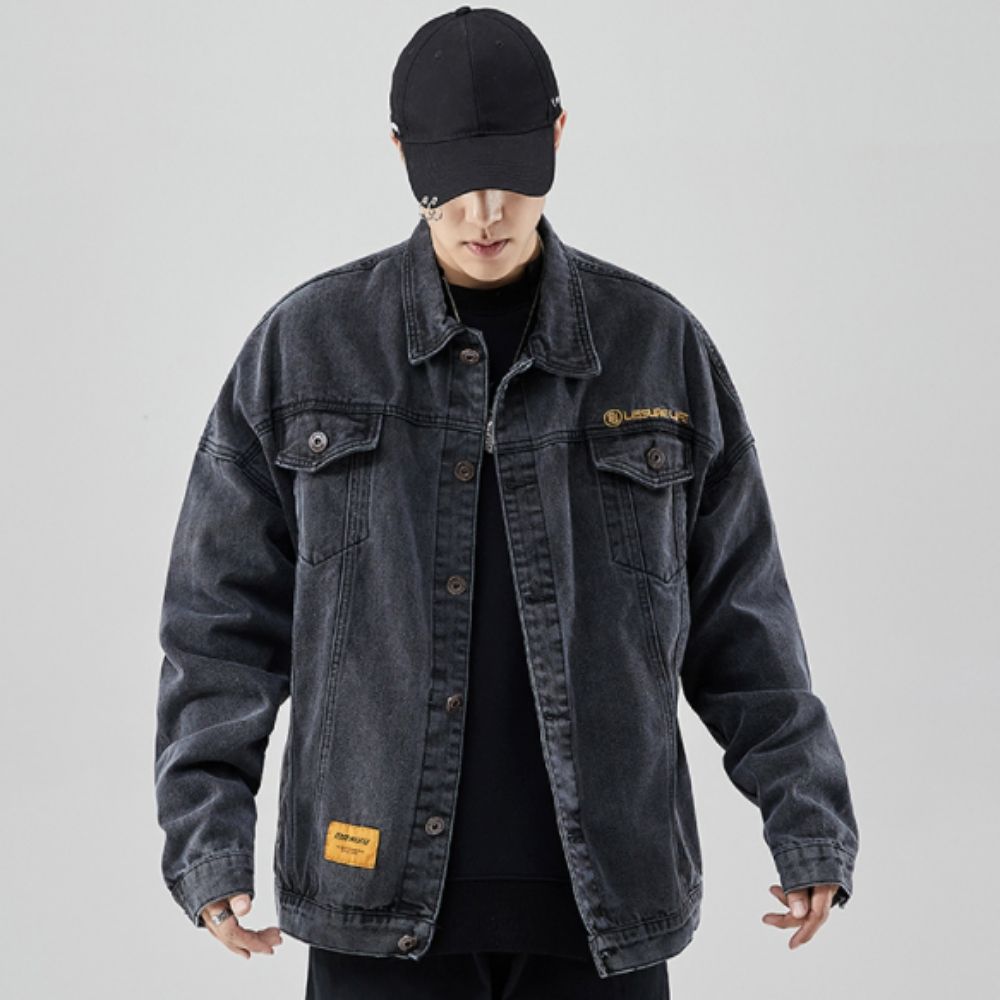 남성 데님 블랙 블루 자켓 2컬러 900