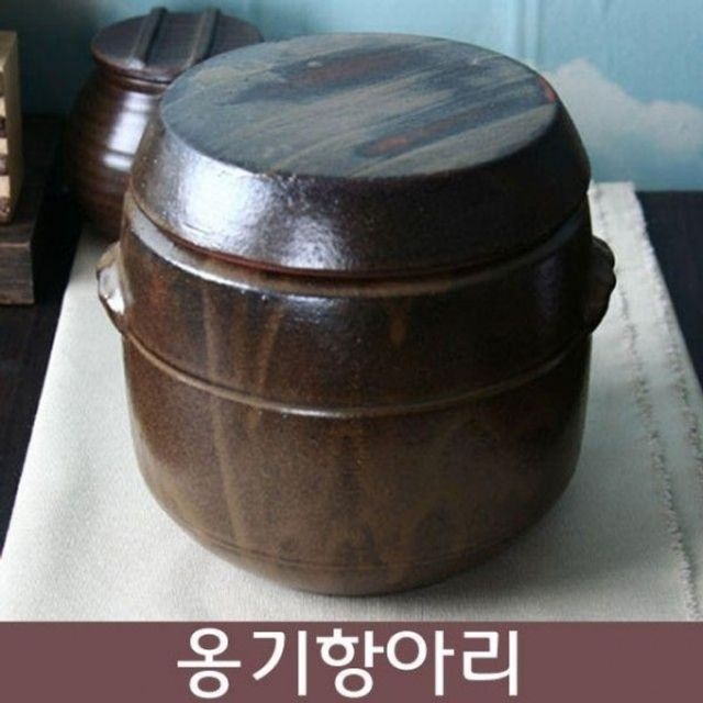 김장준비물 옹기 항아리 단지 대 일자형 2kg