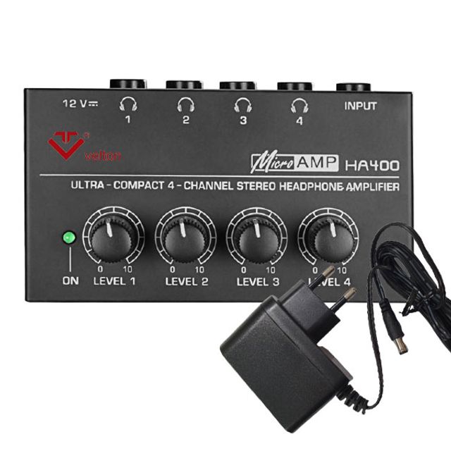 VTHA-400 헤드폰 분배기 헤드폰 믹서 개별볼륨조절