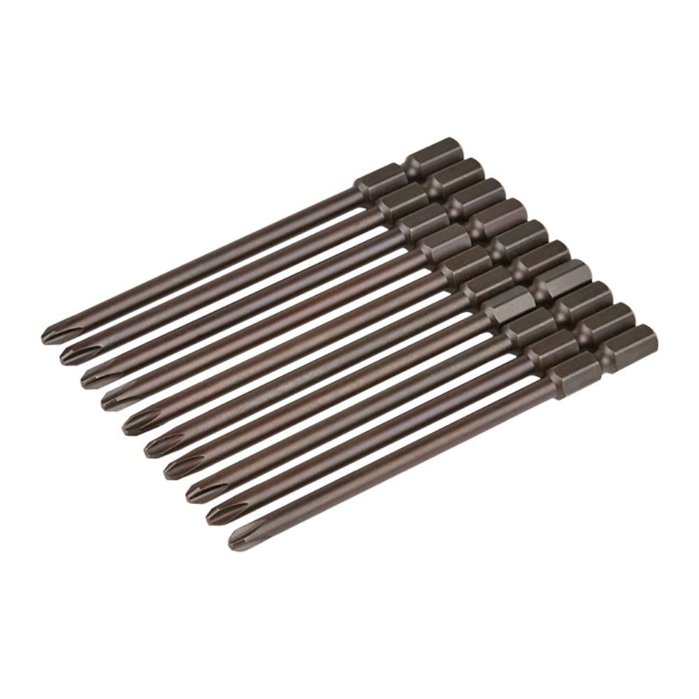 썬키 단면비트 세트 육각생크 100mm(10pcs)