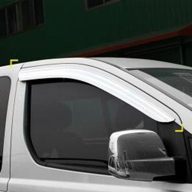 그랜드 스타렉스 썬바이저 크롬 선바이저 빗물받이