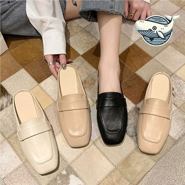 편안한 여성 블로퍼 심플 로우 뮬 다양한
