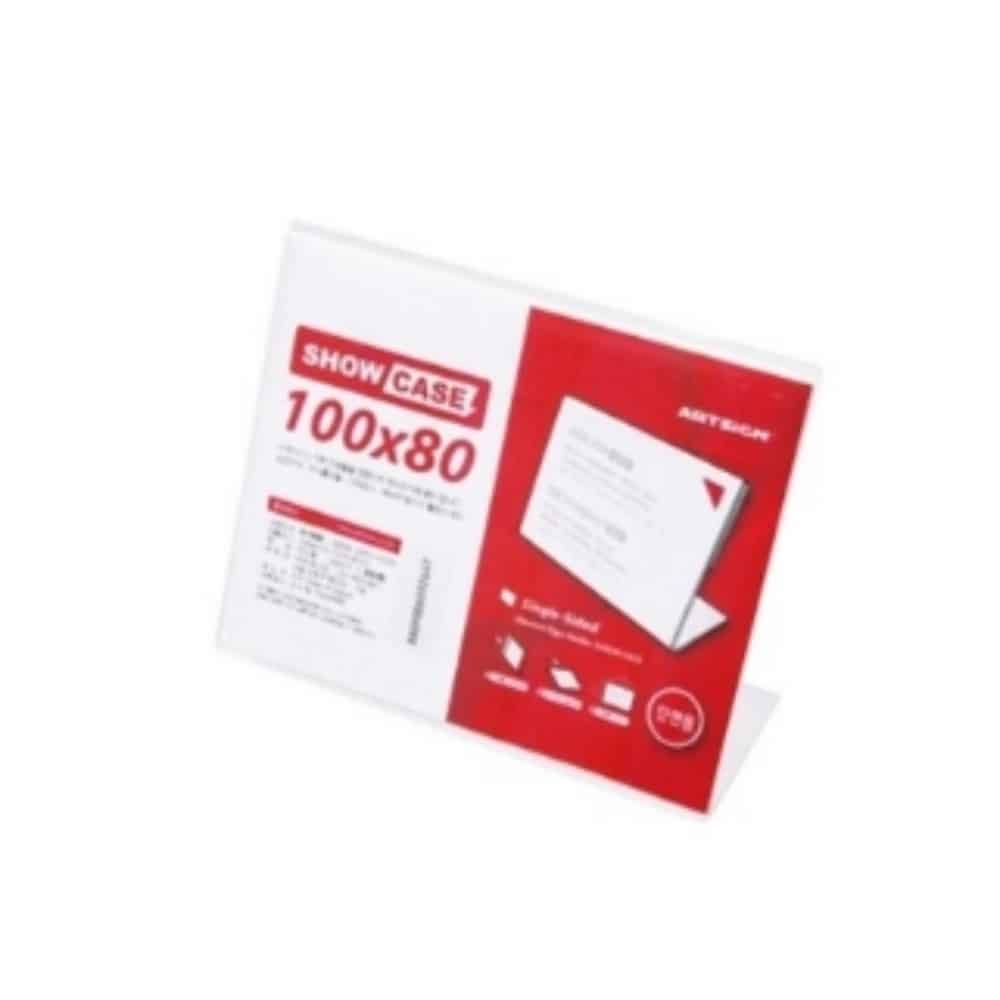 쇼케이스 단면 100X80mm 3EA 스탠드메뉴판 가격표꽂이