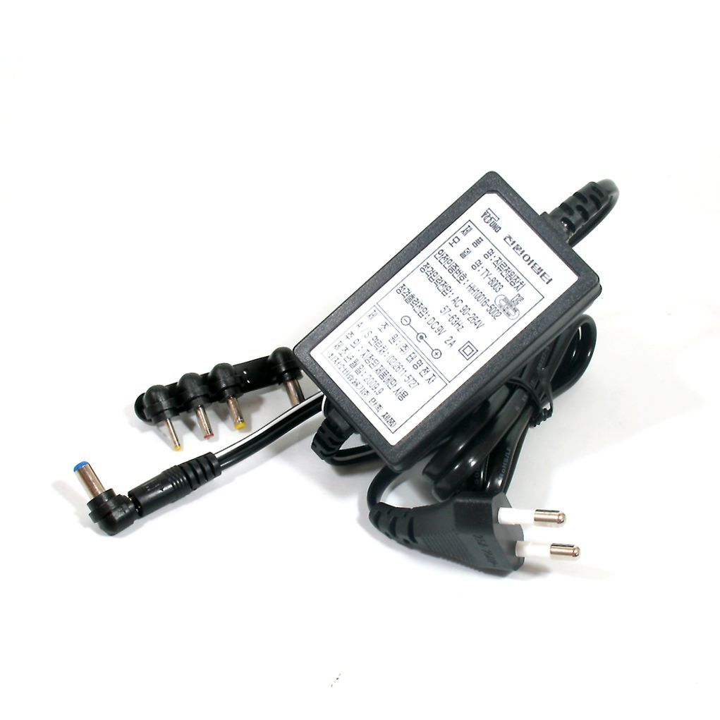 5종잭 DC 직류전원장치 12V2A 어댑터 어뎁터 TV 볼트