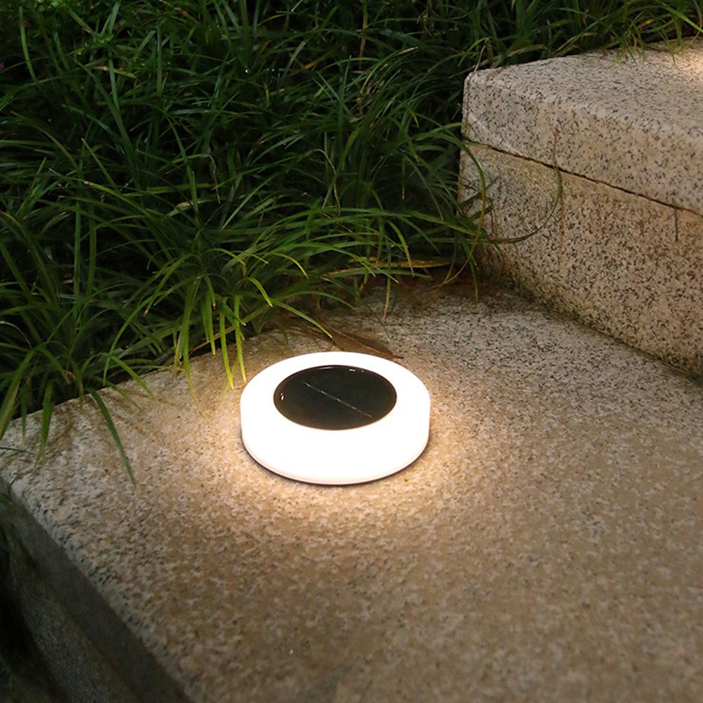 1세트 센서 바닥등 SMD WHITE 태양광 4PCS 8LED 불투