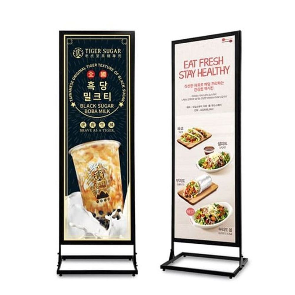 LED 입간판 철제 배너 카페 광고판 입간판 60x120cm