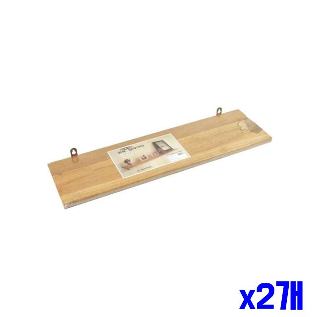 일자선반 인테리어 원목 x2개 600mm DIY 수납선반