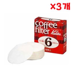 아이티알,NE 커피원형필터 6 100매 X 3개 모카포트 커피필터 원두
