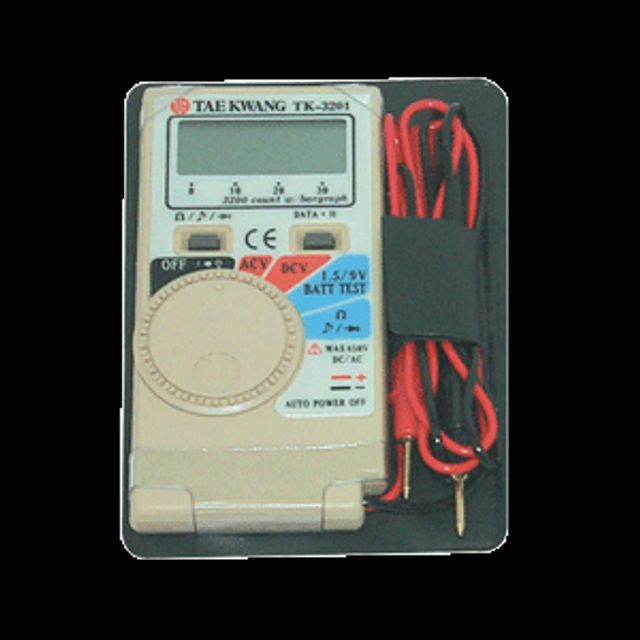태광 디지털테스터(포켓용) TK-3201 AC/DC